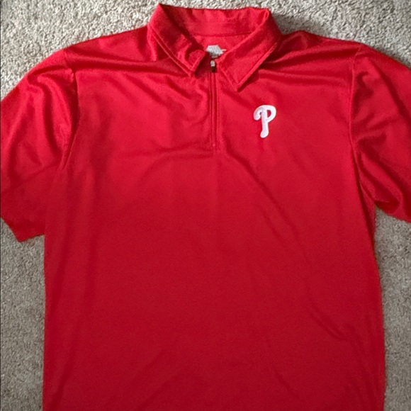 Phillies Red Men's Polo Shirt size xl - Picture 4 of 4